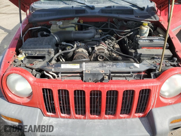 2004 Jeep Liberty Sport with VIN 1J4GL48K04W242576, listed as a Copart auction lot 42300105 with 229,717 mi miles and Salvage Title. Bid and sale history available at DreamBid. Image 12.