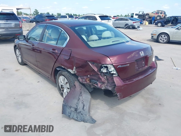 2010 Honda Accord LX with VIN 1HGCP2F31AA093033, listed as a IAAI auction lot 42512929 with 214,534 mi miles and . Bid and sale history available at DreamBid. Image 3.