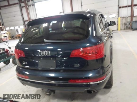 2012 Audi Q7 Premium Plus with VIN WA1LMAFE5CD008743, listed as a IAAI auction lot 40956930 with 117,947 mi miles and . Bid and sale history available at DreamBid. Image 16.