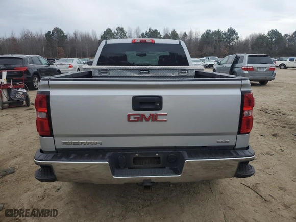 2016 GMC Sierra 1500 SLE with VIN 1GTV2MEC1GZ387786, listed as a Copart auction lot 87523675 with 0 mi miles and Salvage Title. Bid and sale history available at carsss.com. Image 6.