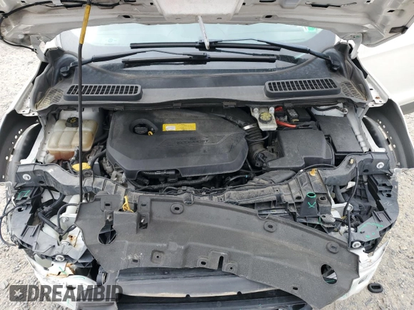 2016 Ford Escape Titanium with VIN 1FMCU9JX6GUB85980, listed as a Copart auction lot 51748715 with 129,537 mi miles and Salvage Title. Bid and sale history available at carsss.com. Image 12.