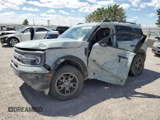 2023 Ford Bronco Sport Big Bend z VIN 3FMCR9B61PRD67262, wystawiony jako Copart lot #56228125 z przebiegiem 20 081 mil mil oraz Szkoda całkowita • Salvage title. Historia ofert i sprzedaży dostępna na DreamBid. Obrazek 1.