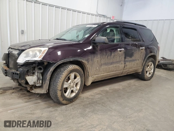 2009 GMC Acadia SLE1 z VIN 1GKEV13D09J145658, wystawiony jako Copart lot #51328715 z przebiegiem 136 454 mil mil oraz Szkoda całkowita • Salvage title. Historia ofert i sprzedaży dostępna na DreamBid. Obrazek 1.