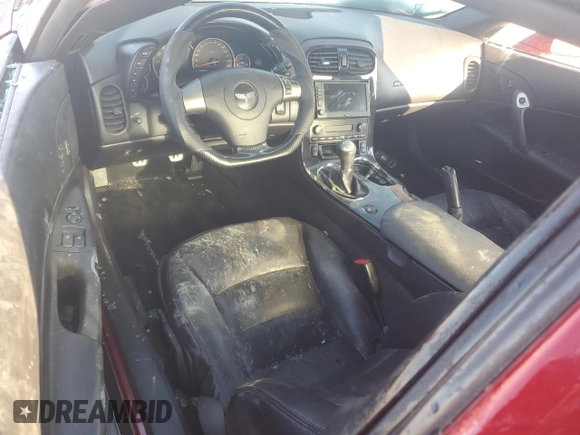 2008 Chevrolet Corvette with VIN 1G1YY26W785118119, listed as a Copart auction lot 87317354 with 0 mi miles and Salvage Title. Bid and sale history available at carsss.com. Image 8.