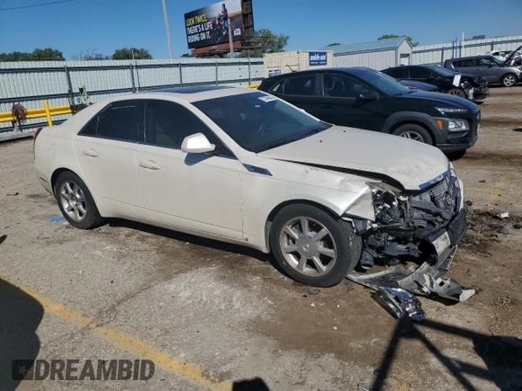 2008 Cadillac CTS RWD with VIN 1G6DF577780134700, listed as a Copart auction lot 73746984 with 191,178 mi miles and Salvage Title. Bid and sale history available at DreamBid. Image 4.
