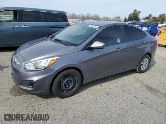 2016 Hyundai Accent SE with VIN KMHCT4AE7GU029810, listed as a Copart auction lot 45592025 with 116,698 mi miles and Clean Title. Bid and sale history available at carsss.com. Image 1.