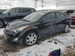 2013 Hyundai Elantra Limited z VIN 5NPDH4AE8DH167341, wystawiony jako Copart lot #88528685 z przebiegiem 73 081 mil mil oraz Szkoda całkowita • Salvage title. Historia ofert i sprzedaży dostępna na DreamBid. Obrazek 1.