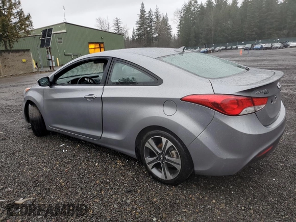 2013 Hyundai Elantra Coupe SE with VIN KMHDH6AE9DU013525, listed as a Copart auction lot 43639555 with 0 mi miles and Salvage Title. Bid and sale history available at carsss.com. Image 2.
