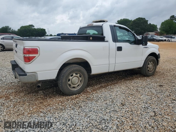 2010 Ford F-150 XL with VIN 1FTMF1CW2AFC54023, listed as a Copart auction lot 57428195 with 183,892 mi miles and Salvage title. Bid and sale history available at DreamBid. Image 3.