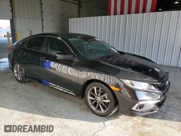 2020 Honda Civic EX-L with VIN 19XFC1F72LE023917, listed as a Copart auction lot 44177815 with 65,088 mi miles and Clean Title. Bid and sale history available at DreamBid. Image 4.