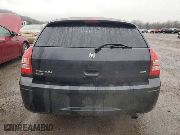 2006 Dodge Magnum SXT with VIN 2D4GZ47V66H344887, listed as a Copart auction lot 81021934 with 111,105 mi miles and Salvage Title. Bid and sale history available at DreamBid. Image 6.