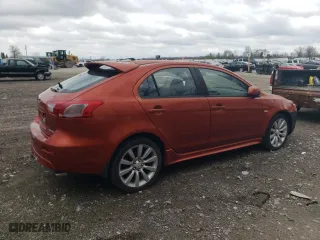 2010 Mitsubishi Lancer GTS with VIN JA32X8HW9AU004102, listed as a Copart auction lot 53708635 with 139,689 mi miles and Clean Title. Bid and sale history available at carsss.com. Image 3.