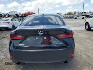 2015 Lexus IS 350 with VIN JTHBE1D25F5016197, listed as a Copart auction lot 55535365 with 56,987 mi miles and Salvage title. Bid and sale history available at DreamBid. Image 6.