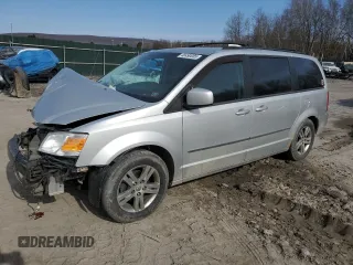 2010 Dodge Grand Caravan Crew with VIN 2D4RN6DX3AR435026, listed as a Copart auction lot 48490085 with 179,114 mi miles and Salvage Title. Bid and sale history available at DreamBid. Image 1.