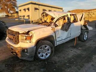 2015 GMC Sierra 1500 SLE z VIN 3GTU2UEC6FG148082, wystawiony jako Copart lot #77706584 z przebiegiem Nie podano mil oraz Szkoda całkowita • Salvage title. Historia ofert i sprzedaży dostępna na DreamBid. Obrazek 1.