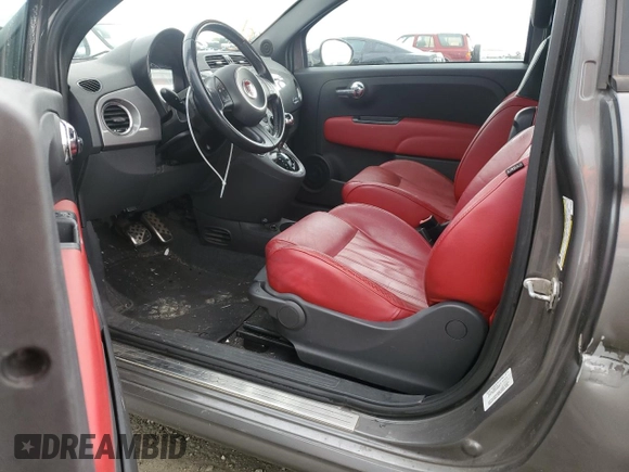2013 FIAT 500 Sport with VIN 3C3CFFBR2DT726370, listed as a Copart auction lot 49909755 with 69,483 mi miles and Salvage Title. Bid and sale history available at carsss.com. Image 8.