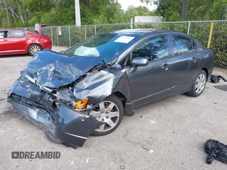 2010 Honda Civic LX with VIN 2HGFA1F58AH561450, listed as a IAAI auction lot 42155330 with 108,569 mi miles and . Bid and sale history available at DreamBid. Image 17.