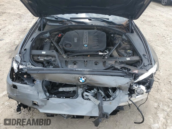 2014 BMW 5 Series 535d with VIN WBAXA5C50ED691107, listed as a Copart auction lot 64393794 with 114,627 mi miles and Salvage Title. Bid and sale history available at DreamBid. Image 13.