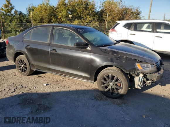 2013 Volkswagen Jetta S with VIN 3VW2K7AJ8DM281239, listed as a Copart auction lot 73395484 with 133,333 mi miles and Salvage title. Bid and sale history available at DreamBid. Image 4.