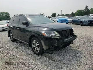 2018 Nissan Pathfinder SV with VIN 5N1DR2MM9JC604772, listed as a Copart auction lot 59741915 with 92,516 mi miles and Salvage title. Bid and sale history available at DreamBid. Image 15.