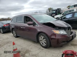 2015 Honda Odyssey EX-L with VIN 5FNRL5H62FB085566, listed as a Copart auction lot 50026065 with Not Provided miles and Non Repairable. Bid and sale history available at DreamBid. Image 4.