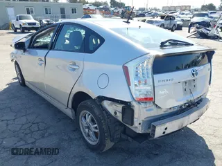 2011 Toyota Prius I with VIN JTDKN3DU4B5337236, listed as a IAAI auction lot 41593875 with Not Provided miles and . Bid and sale history available at DreamBid. Image 3.
