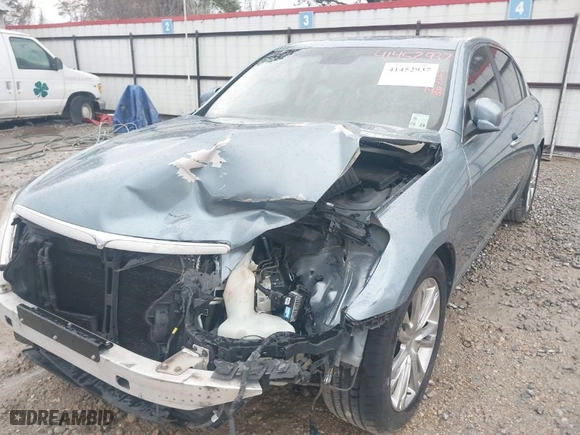 2011 Hyundai Genesis with VIN KMHGC4DF1BU129318, listed as a IAAI auction lot 41452937 with 105,795 mi miles. Bid and sale history available at carsss.com. Image 6.
