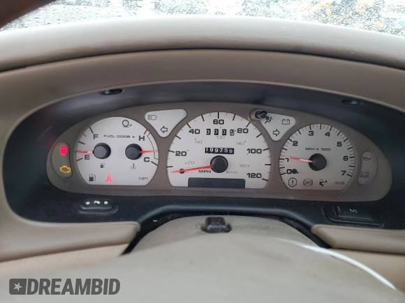 2003 Ford Taurus SEL Deluxe with VIN 1FAHP56S83A225002, listed as a Copart auction lot 49456975 with 199,759 mi miles and Salvage Title. Bid and sale history available at DreamBid. Image 9.