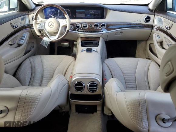 2020 Mercedes-Benz S-Class S 560 with VIN WDDUG8DB3LA524349, listed as a Copart auction lot 44737185 with 55,924 mi miles and Salvage Title. Bid and sale history available at carsss.com. Image 8.
