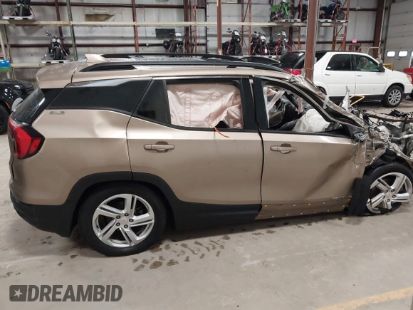2018 GMC Terrain SLE with VIN 3GKALTEX2JL143950, listed as a IAAI auction lot 41482370 with 1 mi miles. Bid and sale history available at carsss.com. Image 12.