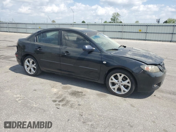 2009 Mazda 3 i Touring Value with VIN JM1BK32F191238212, listed as a Copart auction lot 51818015 with 266,993 mi miles and Salvage Title. Bid and sale history available at DreamBid. Image 4.