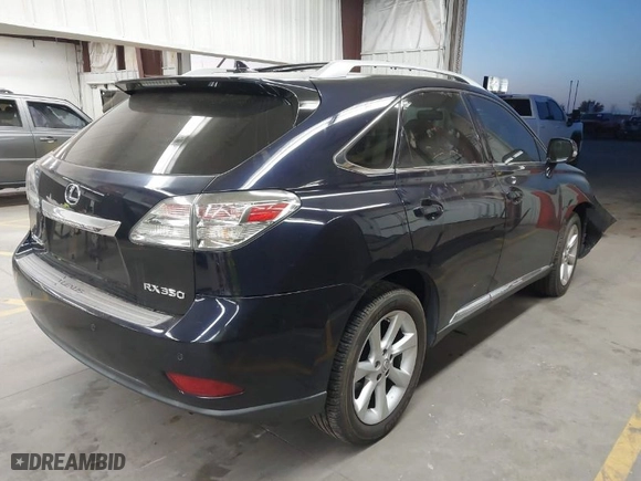 2010 Lexus RX 350 with VIN 2T2ZK1BA6AC016767, listed as a IAAI auction lot 41910294 with 125,027 mi miles. Bid and sale history available at carsss.com. Image 4.