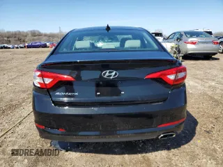 2015 Hyundai Sonata 2.4L SE with VIN 5NPE24AF3FH173548, listed as a Copart auction lot 52028505 with 124,212 mi miles and Salvage Title. Bid and sale history available at carsss.com. Image 6.