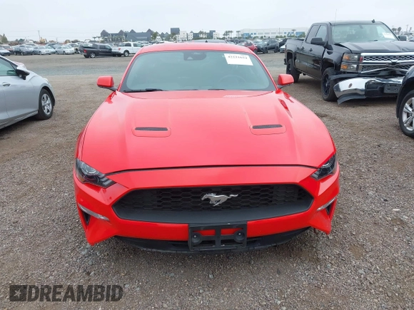 2021 Ford Mustang EcoBoost with VIN 1FA6P8TH0M5115847, listed as a IAAI auction lot 42221654 with 37,048 mi miles and . Bid and sale history available at DreamBid. Image 13.