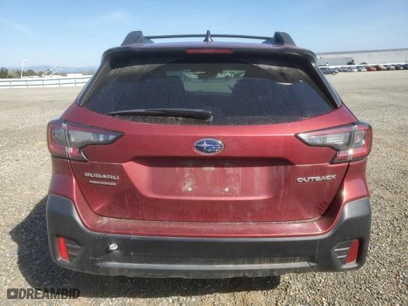 2020 Subaru Outback Premium with VIN 4S4BTACC6L3248957, listed as a Copart auction lot 48505895 with 0 mi miles and Salvage Title. Bid and sale history available at carsss.com. Image 6.