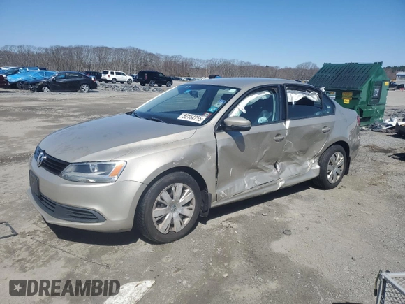 2012 Volkswagen Jetta Sedan SE w/Convenience PZEV with VIN 3VWDP7AJ1CM116528, listed as a Copart auction lot 52164755 with 141,371 mi miles and Clean Title. Bid and sale history available at carsss.com. Image 1.