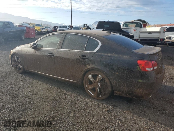 2008 Lexus GS 350 with VIN JTHBE96S280032756, listed as a Copart auction lot 43756355 with 170,707 mi miles and Salvage Title. Bid and sale history available at carsss.com. Image 2.