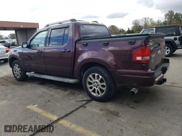 2007 Ford Explorer Sport Trac Limited with VIN 1FMEU53K77UA21351, listed as a Copart auction lot 76121464 with 176,430 mi miles and Salvage title. Bid and sale history available at DreamBid. Image 2.