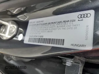 2019 Audi S3 Premium Plus with VIN WAUB1GFF5K1019292, listed as a Copart auction lot 56431503 with 0 mi miles. Bid and sale history available at carsss.com. Image 13.