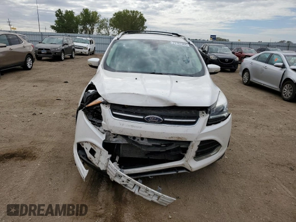 2013 Ford Escape Titanium with VIN 1FMCU0J90DUB90746, listed as a Copart auction lot 72767464 with 67,388 mi miles and Salvage Title. Bid and sale history available at carsss.com. Image 5.