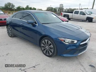 2022 Mercedes-Benz CLA with VIN W1K5J4GB2NN321927, listed as a IAAI auction lot 41351448 with 25,172 mi miles. Bid and sale history available at carsss.com. Image 1.