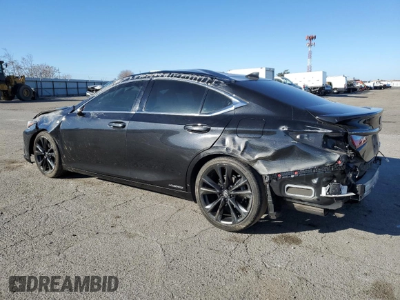 2022 Lexus ES 300h F Sport with VIN 58AGA1C19NU018460, listed as a Copart auction lot 88367985 with 26,807 mi miles and Salvage title. Bid and sale history available at DreamBid. Image 2.