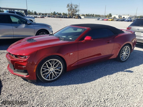 2021 Chevrolet Camaro 2SS with VIN 1G1FH3D73M0116089, listed as a Copart auction lot 80593954 with 9,118 mi miles and Salvage Title. Bid and sale history available at carsss.com. Image 1.
