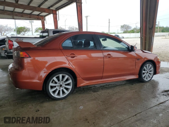 2010 Mitsubishi Lancer GTS with VIN JA32U8FW3AU022400, listed as a Copart auction lot 72569714 with 147,440 mi miles and Salvage Title. Bid and sale history available at carsss.com. Image 3.