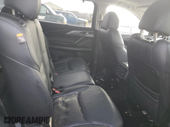 2017 Mazda CX-9 Touring with VIN JM3TCBCY7H0142530, listed as a Copart auction lot 43728415 with 0 mi miles and Salvage Title. Bid and sale history available at carsss.com. Image 11.