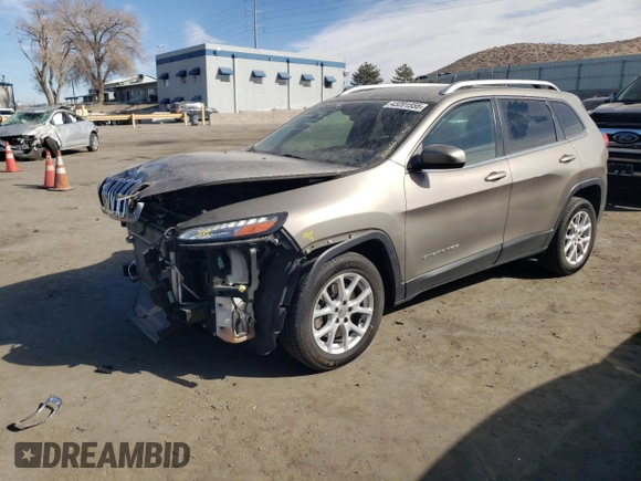 2017 Jeep Cherokee Latitude with VIN 1C4PJLCS3HW650797, listed as a Copart auction lot 43201555 with 67,165 mi miles and Salvage title. Bid and sale history available at DreamBid. Image 1.