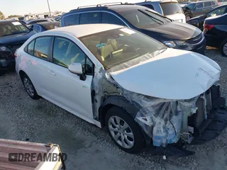 2020 Toyota Corolla LE with VIN 5YFEPRAE2LP066933, listed as a IAAI auction lot 41223108 with 107,000 mi miles. Bid and sale history available at carsss.com. Image 1.