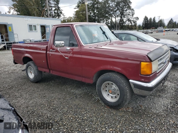 1990 Ford F-150 with VIN 1FTDF15Y3LPA96285, listed as a Copart auction lot 76302384 with 40,713 mi miles and Salvage Title. Bid and sale history available at carsss.com. Image 4.