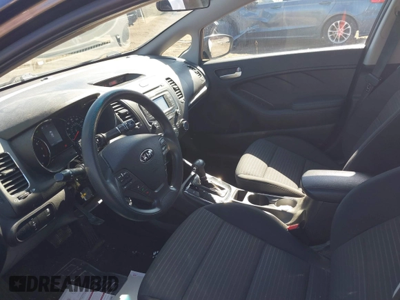 2017 Kia Forte LX with VIN 3KPFL4A78HE145715, listed as a IAAI auction lot 41803593 with 50,609 mi miles. Bid and sale history available at carsss.com. Image 5.