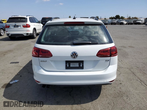 2015 Volkswagen Golf SportWagen TDI SE with VIN 3VWCA7AU5FM520105, listed as a Copart auction lot 71057704 with 96,457 mi miles and Salvage Title. Bid and sale history available at carsss.com. Image 6.